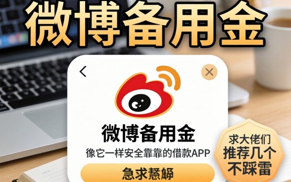 刚卸载了微博备用金，急求像它一样安全靠谱的借款APP，求大佬们推荐几个不踩雷的口子！