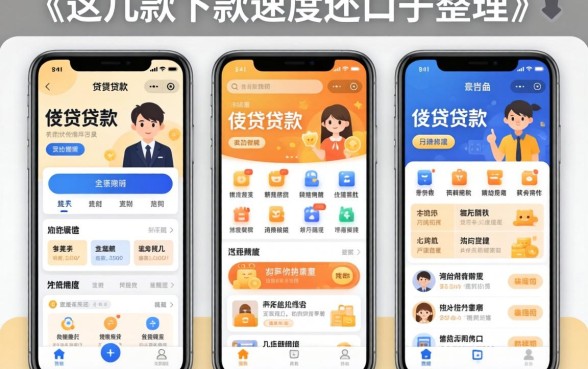 类似快贷贷款的口子整理：这几款下款速度还可以