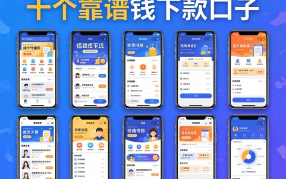 最新借钱软件有哪些平台？整理了十个靠谱的下款口子