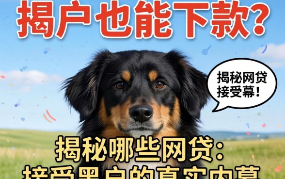 黑户也能下款？揭秘哪些网贷接受黑户的真实内幕