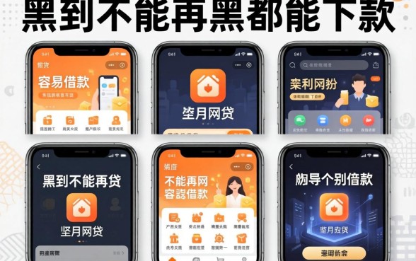 哪些手机网贷比较容易借款的平台,规整五个黑到不能再黑都能下款的口子