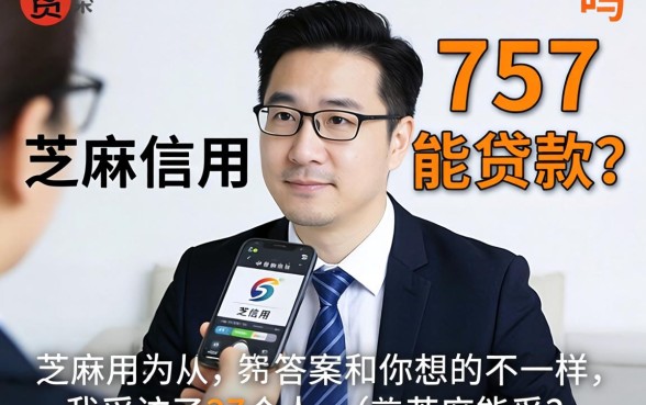 芝麻信用757能贷款吗?我采访了37个人,答案和你想的不一样