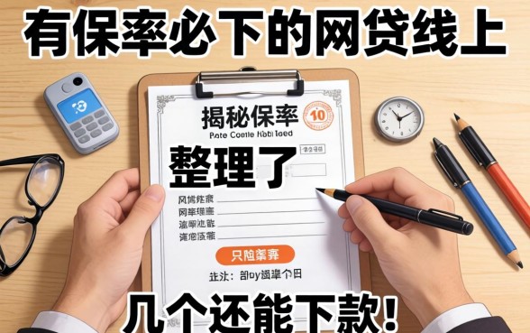 揭秘有保单必下的网贷线上，整理了几个还能下款的渠道