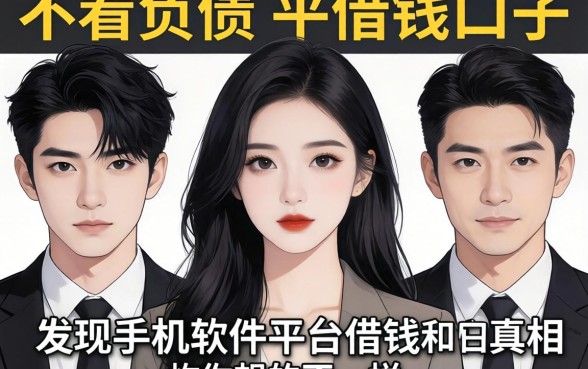 我试了三个所谓不看负债的口子，发现手机软件平台借钱的真相和你想的不一样