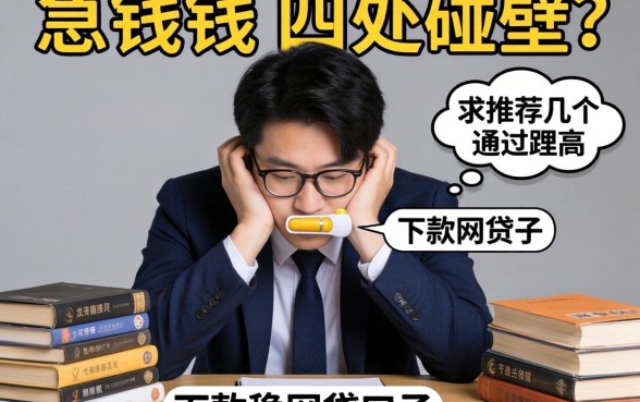 急需用钱四处碰壁?求推荐几个通过率高、下款稳的网贷口子!