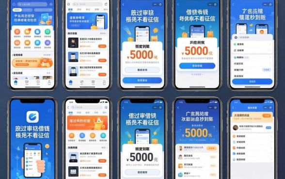 我试了十几个平台，发现好过审的借钱软件根本不看征信，5000额度秒到账