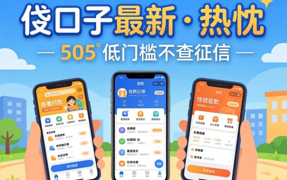 贷款口子最新，热忱推荐五个低门槛不查征信的app