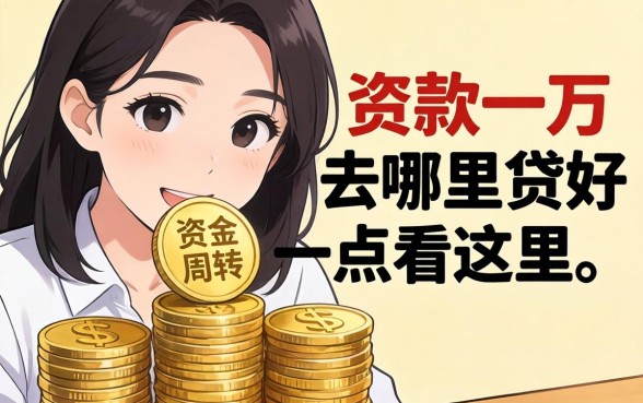 急需资金周转？贷款一万去哪里贷好一点看这里