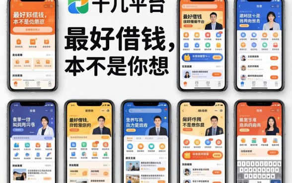 我试了十几个平台，发现最好借钱的平台根本不是你想的那几个
