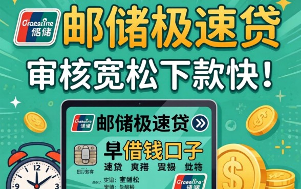 盘点几个像邮储极速贷的借钱口子，审核宽松下款快