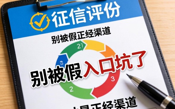 在哪可以看征信评分？别被假入口坑了，这才是正经渠道