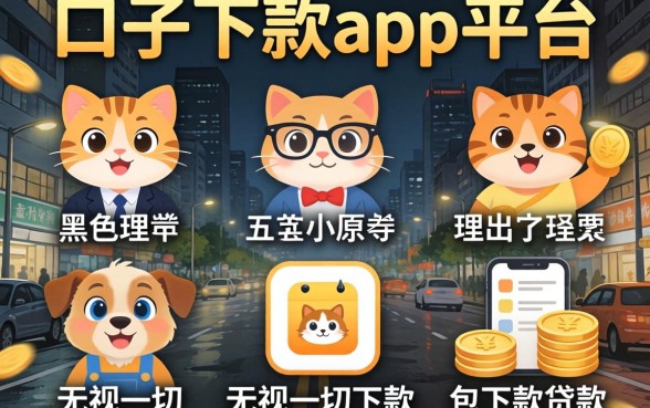 黑口子下款app平台，理出五个无视一切包下款的贷款