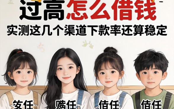 负债过高怎么借钱？实测这几个渠道下款率还算稳定