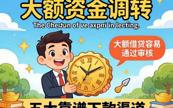 急需资金周转?哪些大额借贷容易通过审核,揭秘五大靠谱下款渠道