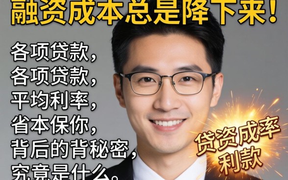 为什么你的融资成本总是降不下来？各项贷款平均利率背后的秘密究竟是什么？