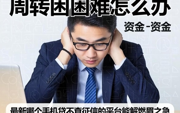 资金周转困难怎么办?最新哪个手机贷不查征信的平台能解燃眉之急?