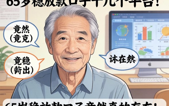 我试了十几个平台，发现65岁稳放款口子竟然真的存在