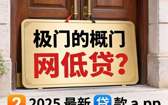 有哪些门槛极低的网贷，概括5个2025最新贷款app