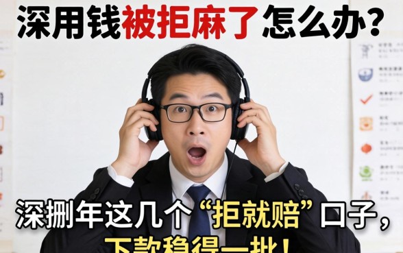 急用钱被拒麻了怎么办？深扒2026年这几个“拒就赔”口子，下款稳得一批！