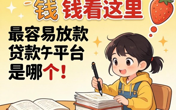急需用钱看这里:最容易放款贷款平台是哪个