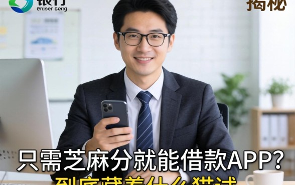 银行经理揭秘:只需芝麻分就能借款的app,到底藏着什么猫腻?