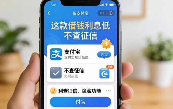 我翻遍了支付宝，发现这几款借钱利息低且不查征信的隐藏功能