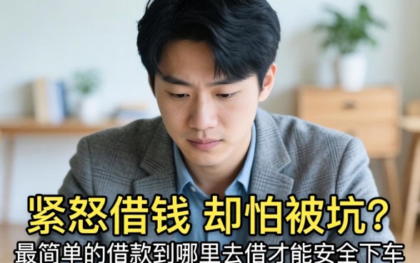 手头紧想借钱却怕被坑？最简单的借款到哪里去借才能安全下车？