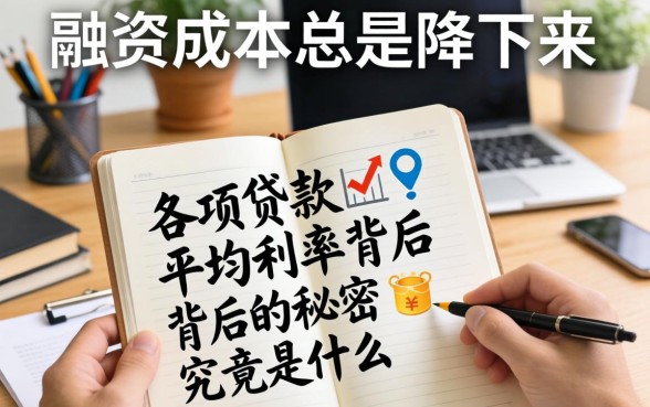为什么你的融资成本总是降不下来？各项贷款平均利率背后的秘密究竟是什么？