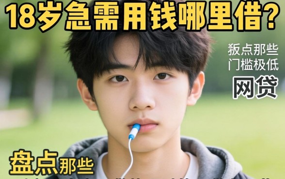 刚满18岁急需用钱哪里借？盘点那些门槛极低的网贷，到底18岁容易贷款通过的网贷有哪些？