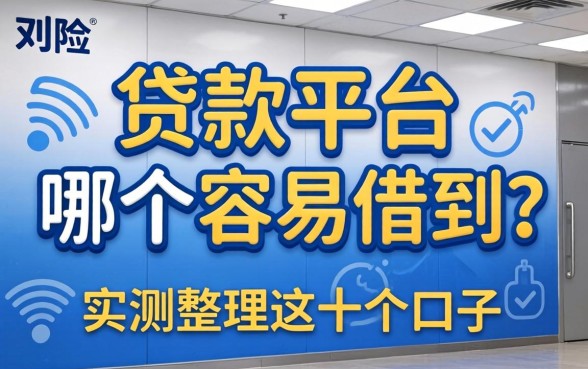 风控贷款平台哪个容易借到？实测整理这十个口子
