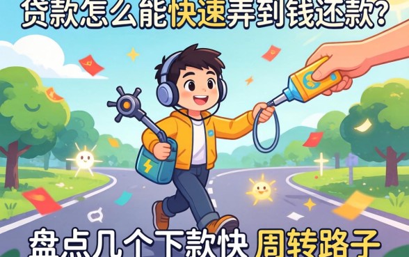 除了贷款怎么能快速弄到钱还款？盘点几个下款快的周转路子