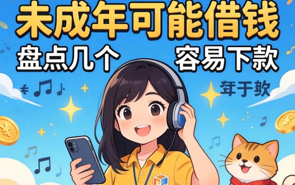 什么软件是未成年可以借钱的？盘点几个容易下款的口子