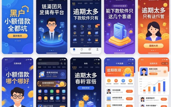 我试了十几个平台，发现黑户小额借款哪个好全是坑，逾期太多能下款软件只有这几个靠谱