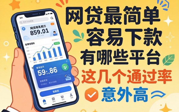 揭秘网贷最简单容易下款的有哪些平台，这几个通过率意外高