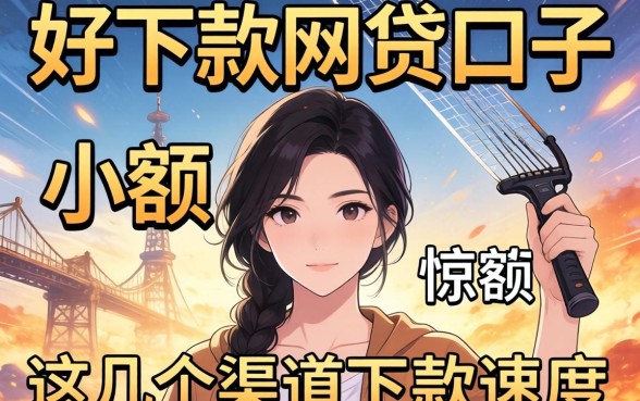 揭秘好下款的网贷口子2026小额，这几个渠道下款速度惊人