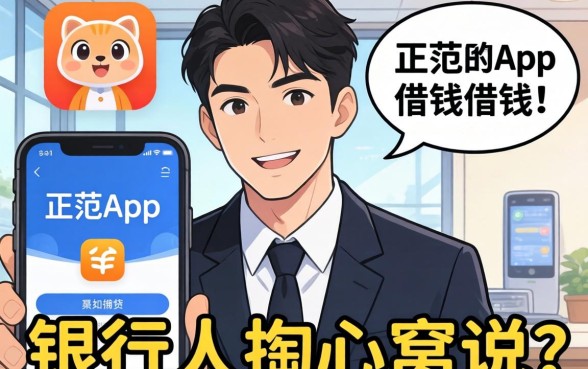 有没哪些正规app可以借钱的平台？银行人掏心窝说几句