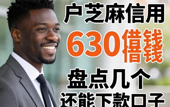 黑户芝麻信用630借钱：盘点几个还能下款的口子
