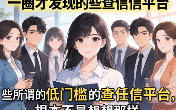 我试了一圈才发现，那些所谓的低门槛不查征信的平台，根本不是你想的那样