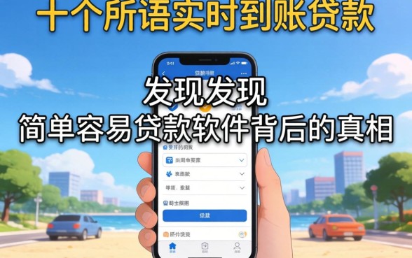 我试了十几个所谓实时到账的贷款，发现简单容易贷款软件背后的真相