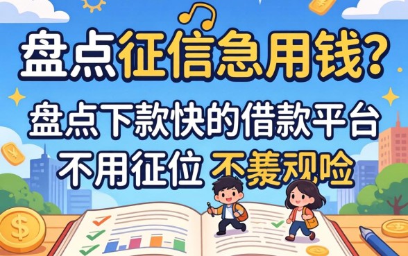 无视征信急用钱？盘点下款快的借款平台不用征信的有哪些