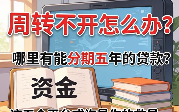 资金周转不开怎么办？哪里有能分期五年的贷款？这五个平台或许是你的救星