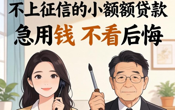 揭秘几款不上征信的小额度贷款，急用钱的不看后悔