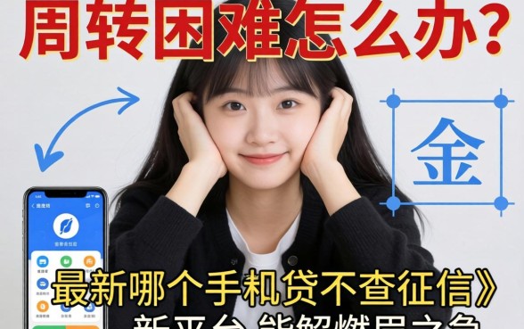 资金周转困难怎么办?最新哪个手机贷不查征信的平台能解燃眉之急?