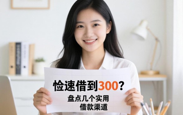 哪里能快速借到300?盘点几个实用的借款渠道