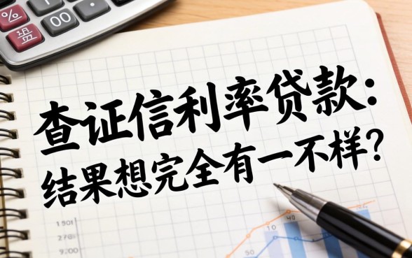 我试了那些不查证信利率低的贷款，结果和想的完全不一样
