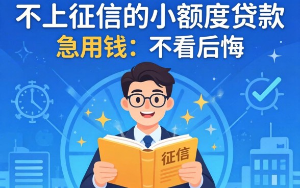 揭秘几款不上征信的小额度贷款，急用钱的不看后悔
