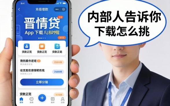 类似晋情贷借款app下载一样正规的贷款软件，内部人告诉你怎么挑