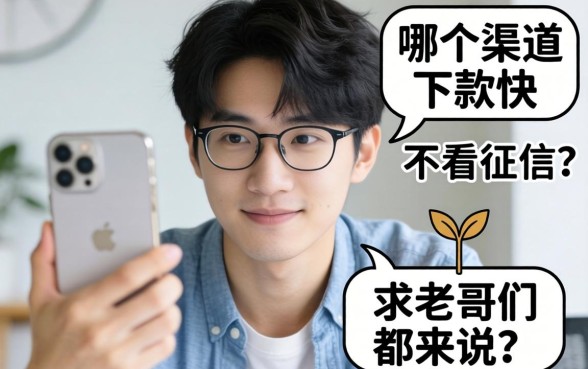 手头紧想借钱救急，哪个渠道下款快又不看征信？求老哥们都来说说！