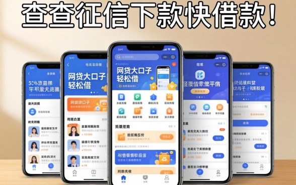 不查征信下款快的借款平台有哪些，陈列5个网贷大口子轻松借软件
