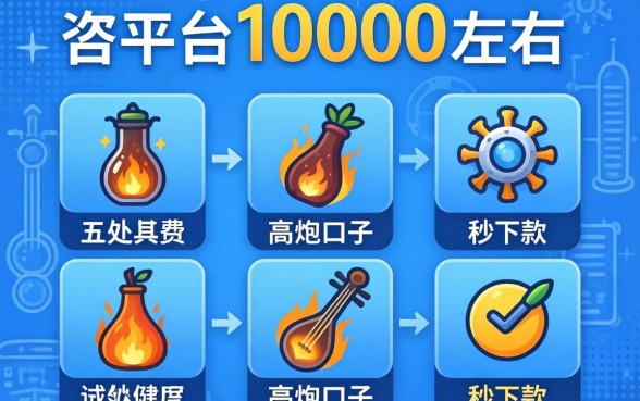 借款平台10000左右,枚举五个高炮口子秒下款